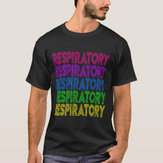 Respiratory Therapist Gift Therapy Colourful Desig T-Shirt