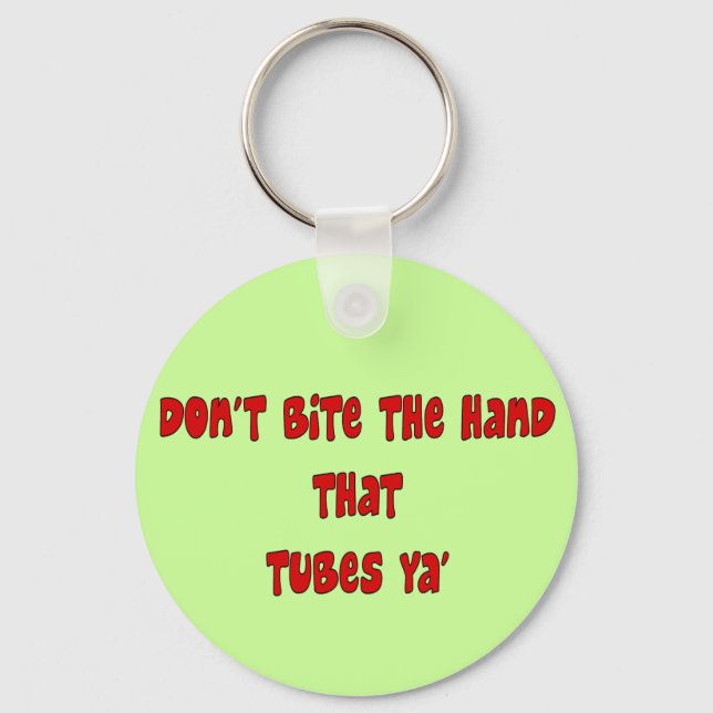 Respiratory Therapist Gifts Key Ring (Front)