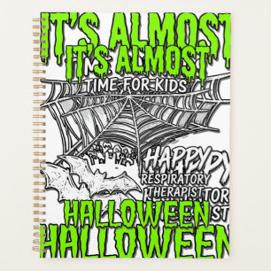 Respiratory Therapist Halloween Spider Web Design_ Planner