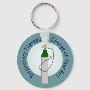 Respiratory Therapist "In Charge Of Your Air" Key Ring