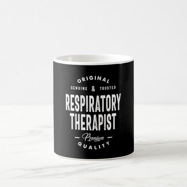 Respiratory Therapist Job Title Gift Coffee Mug (Center)