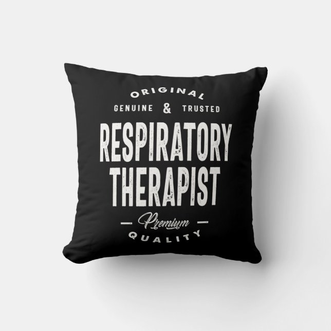 Respiratory Therapist Job Title Gift Cushion (Front)
