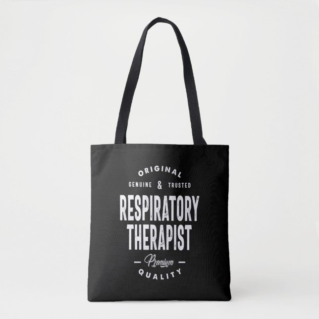 Respiratory Therapist Job Title Gift Tote Bag (Front)