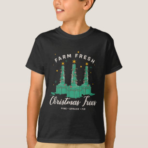 Respiratory Therapist Nurse Farm Fresh Christmas T T-Shirt