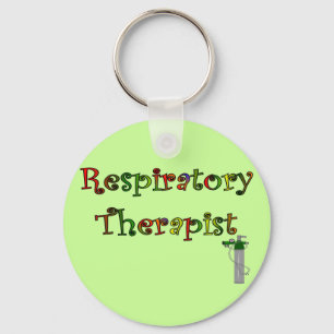 Respiratory Therapist O2 Tank Design Key Ring