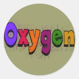 Respiratory Therapist "Oxygen" T-Shirts & Gifts Classic Round Sticker