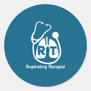 Respiratory Therapist Rt Care Week Classic Round Sticker