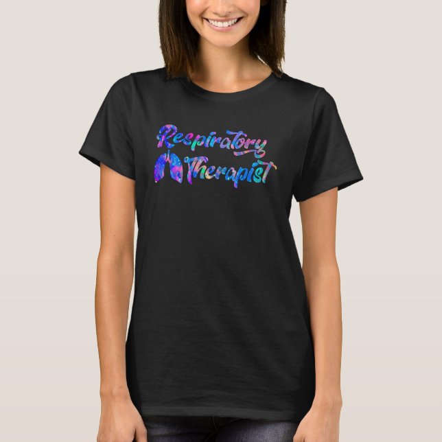 Respiratory Therapist RT Care Week Colourful   T-Shirt (Front)