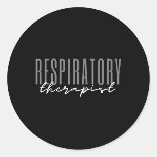Respiratory Therapist Rt Dept Classic Round Sticker