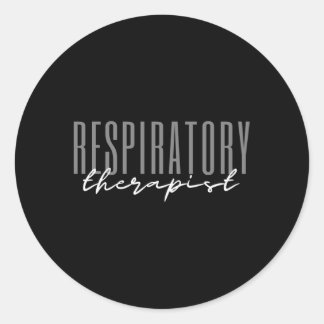 Respiratory Therapist Rt Dept Classic Round Sticker