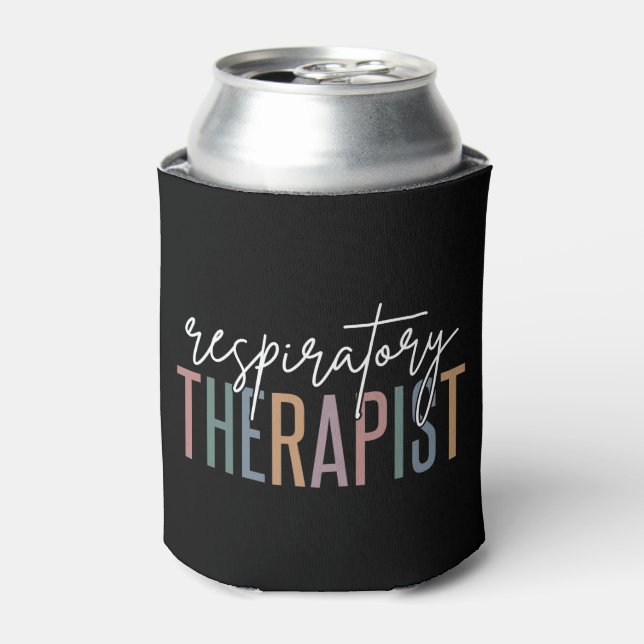 Respiratory Therapist RT Gifts Can Cooler (Can Front)