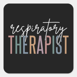 Respiratory Therapist RT Gifts Square Sticker