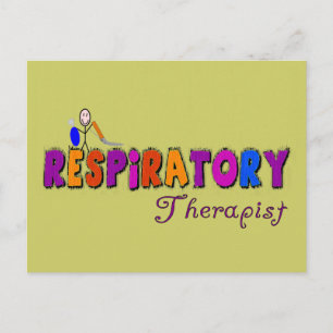 Respiratory Therapist Stickman Gifts Postcard