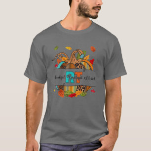 Respiratory Therapist Thankful Grateful Blessed Pu T-Shirt
