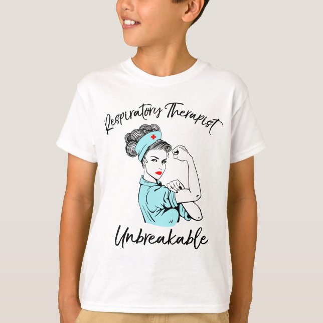 Respiratory Therapist Unbreakable  Therapy Doctors T-Shirt (Front)
