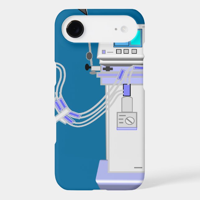 Respiratory Therapist Ventilator Design Case-Mate iPhone Case (Back)