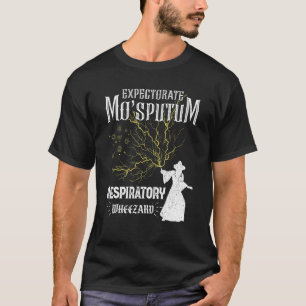 Respiratory Therapist Wizard Expectorate Mo'Sput T-Shirt