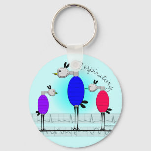 Respiratory Therapy "Ambu Birds" Gifts Key Ring