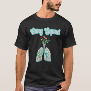 Respiratory Therapy Anatomy Lung Squad Pulmonary T T-Shirt