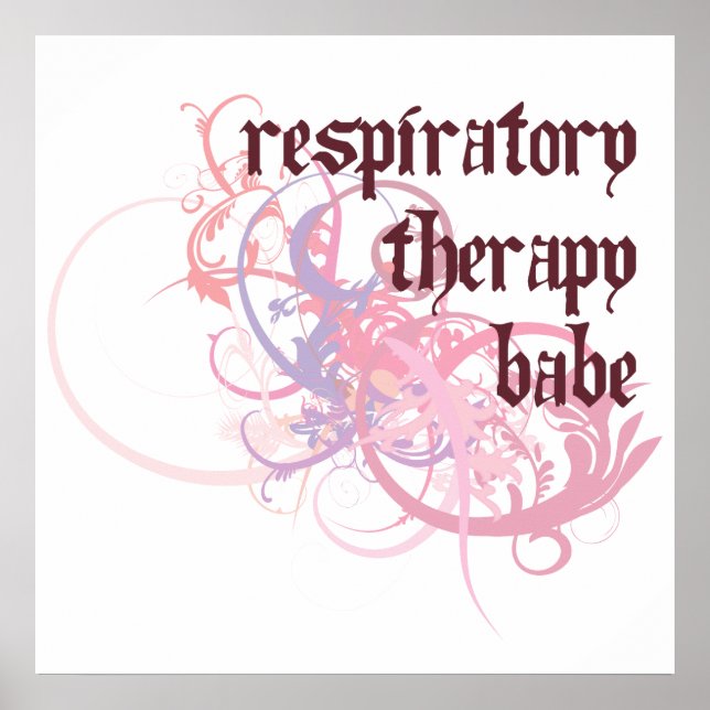 Respiratory Therapy Babe Poster (Front)