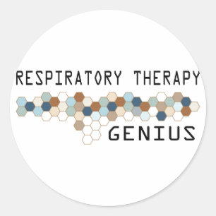 Respiratory Therapy Genius Classic Round Sticker