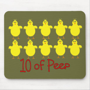 Respiratory Therapy Gifts "10 of PEEP" Funny Mouse Mat