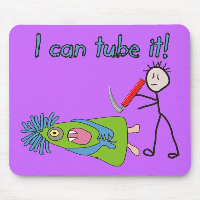 Respiratory Therapy Gifts "I Can Tube it!" Mouse Mat (Front)