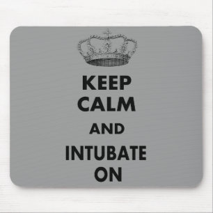Respiratory Therapy Gifts "Keep Calm and..." Mouse Mat