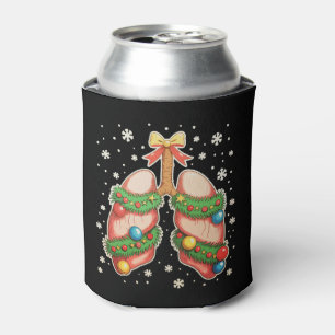 Respiratory Therapy Lung Christmas Tree Therapist Can Cooler