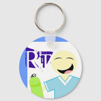 Respiratory Therapy Oxygen Keychain RT