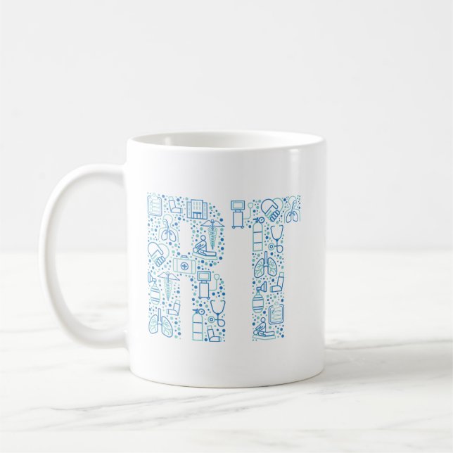 Respiratory Therapy RT Respiratory Care Therapist Coffee Mug (Left)