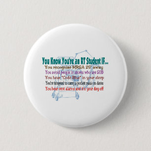 Respiratory Therapy Student 6 Cm Round Badge