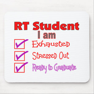 Respiratory Therapy Student--Stressed Out! Mouse Mat