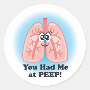 Respiratory Therapy "You Had Me at PEEP" Stickers