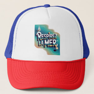 Respirey la mer trucker hat