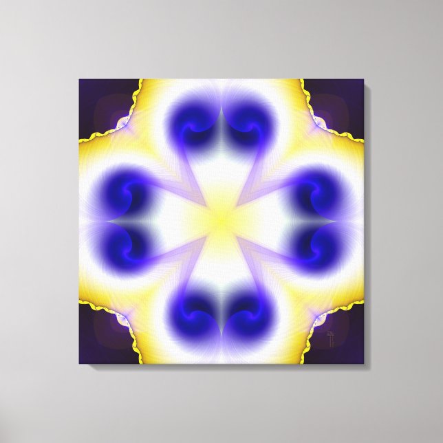Resplendent Emergence  Wrapped Canvas Print (Front)