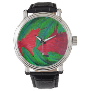 Resplendent Quetzal feather design Watch