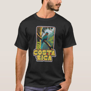 Resplendent Quetzal Vintage 80s Costa Rica Distres T-Shirt