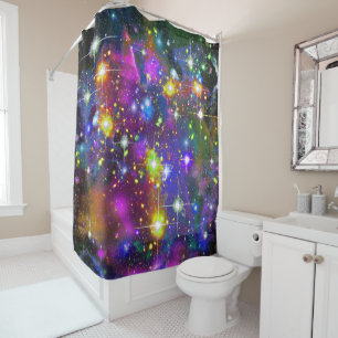 Resplendent Star Field Shower Curtain