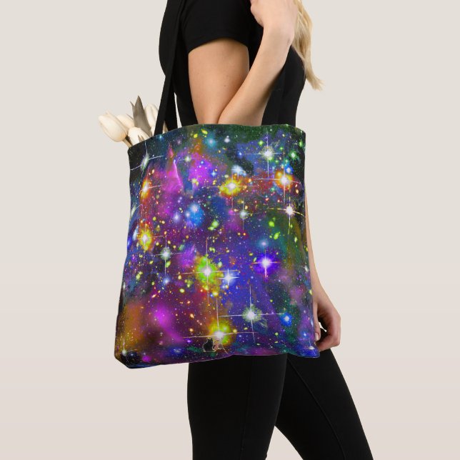 Resplendent Star Field Tote Bag (Close Up)