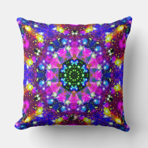 Resplendent Stellar Kaleid Cushion