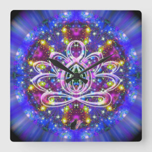 Resplendent Zen Lotus Clock