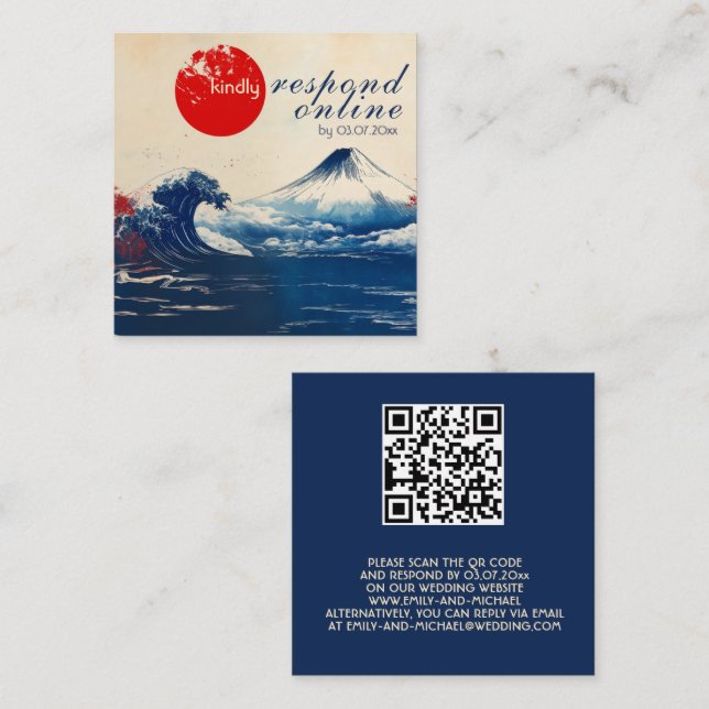 RESPOND online Japonesque Harmony with Fuji Enclosure Card (Front/Back)