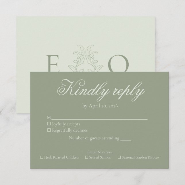 Response Card (Front/Back)