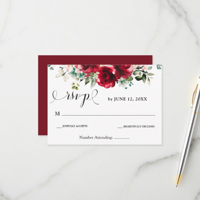 Response Card (Front/Back In Situ)