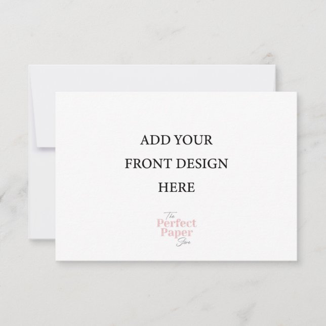 Response card RSVP Template (3.5 x 5 inch) (Front)