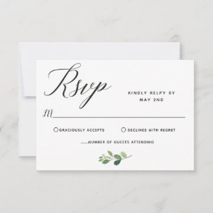Response Card Wedding