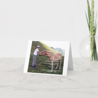 "Responsibility" affirmation note card (blank)