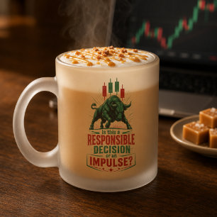 Responsible Decision or Impulse Bull Trading Minds Mug