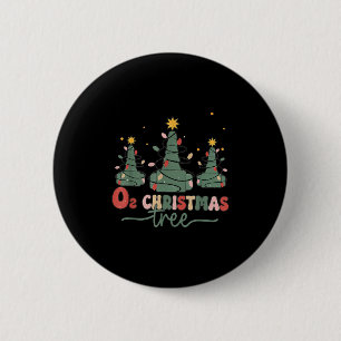 Resratory Therast Christmas Retro Oh Christmas Tre 6 Cm Round Badge